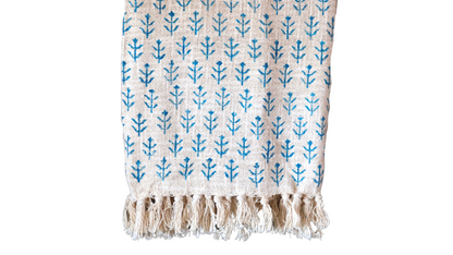 Decorative Handwoven Printed Throw