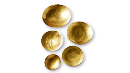 Designer Brass Nesting Bowls ~ Set of 5