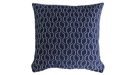 Indoor/Outdoor Pillow ~ Adaptation Indigo