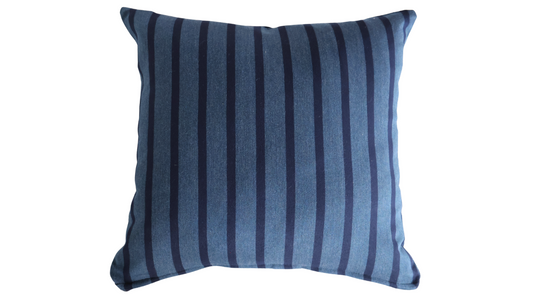 Indoor/Outdoor Pillow ~ Strickland Denim