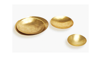 Designer Brass Nesting Bowls ~ Set of 5