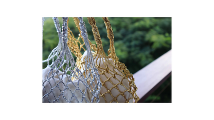 Metallic Fishnet Sac