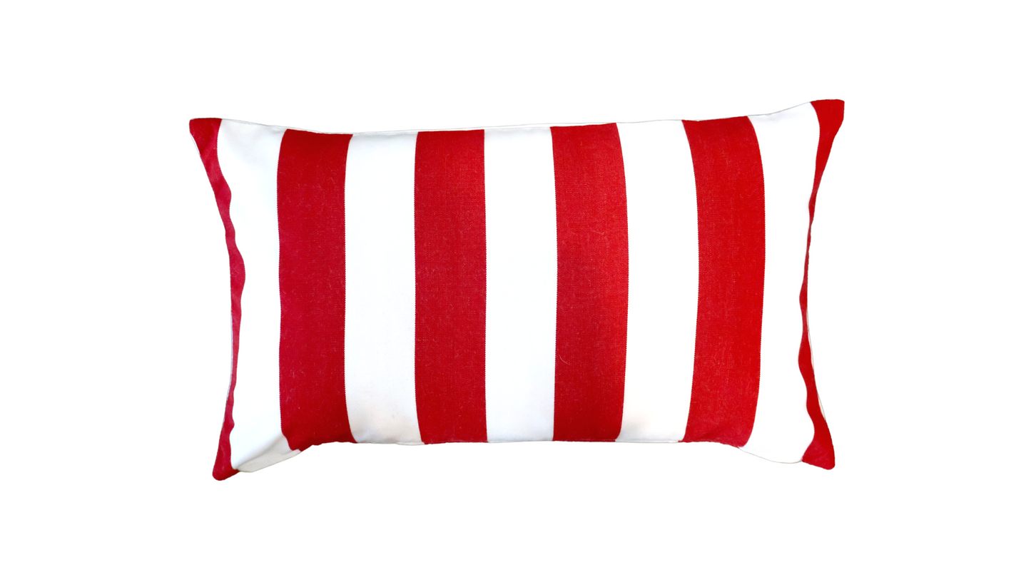 Indoor/Outdoor Pillow ~ Lido Red